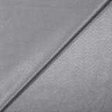 Satin de polyester fin argent