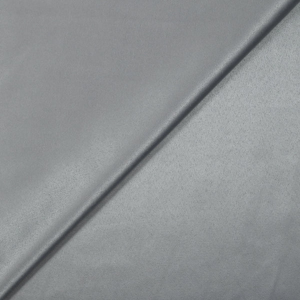 Satin de polyester fin argent
