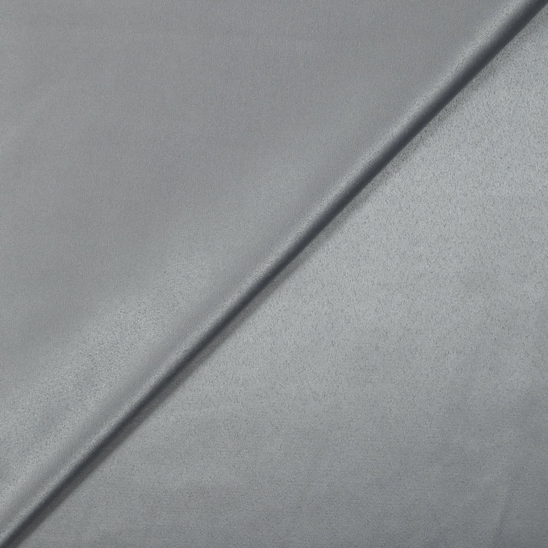 Satin de polyester fin argent