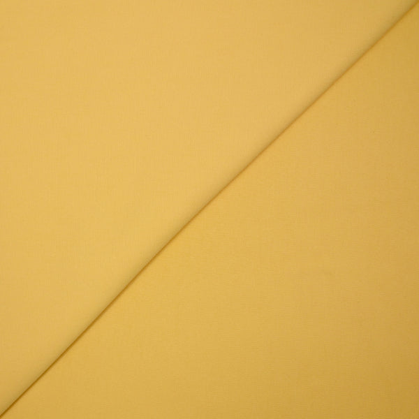 Sergé polyviscose jaune beurre