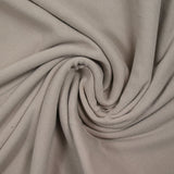 Jersey bord-côte coton taupe