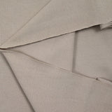 Jersey bord-côte coton taupe