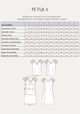 Sewing pattern Petula dress