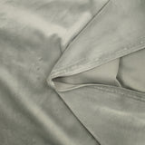 Very soft light gray velvet jersey