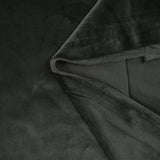 Jersey de velours tout doux gris foncé