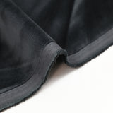Velours de coton gris anthracite