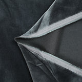 Velours de coton gris anthracite