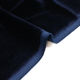 Velours de coton bleu nuit