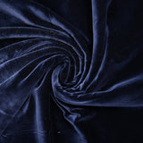 Velours de coton bleu nuit