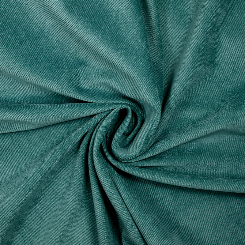Velours Velours polyester fines côtes jade – Les Coupons de Saint-Pierre