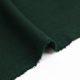 Maille polo coton envers jersey vert forêt