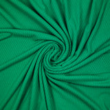 Maille côtelée viscose Barbara vert émeraude