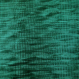 Polyester rayé et satiné effet froissé vert sapin