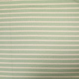 Maille Milano rayure écrue fond vert d'eau