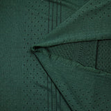 Malla de poliéster Paula calada y texturizada verde bosque