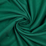 Voile de coton texturé vert émeraude