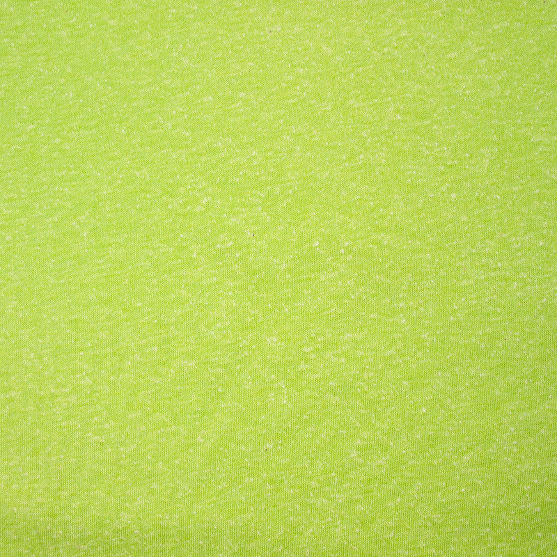 Maille de polyester chinée et mouchetée vert chartreuse