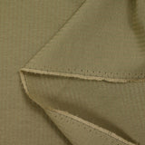 Polycoton jacquard rayure ton sur ton vert amande