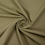 Polycoton jacquard rayure ton sur ton vert amande