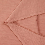 Crêpe polyester doupionné rose blush