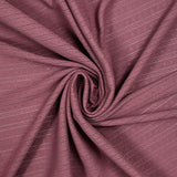 Jersey pointelle 100% coton prune