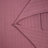 Jersey pointelle 100% coton prune