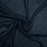 Voile 100% viscose bleu marine