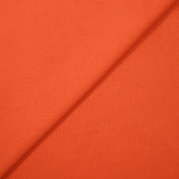 Batiste de coton orange