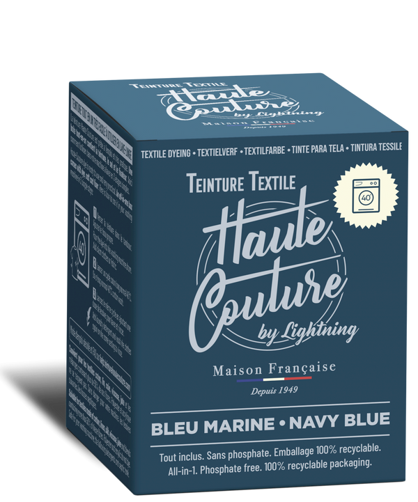 Teinture textile Haute Couture - bleu marine