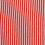 Tubular coast edge red stripes sold per meter