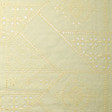 Broderie anglaise Amalia jaune beurre