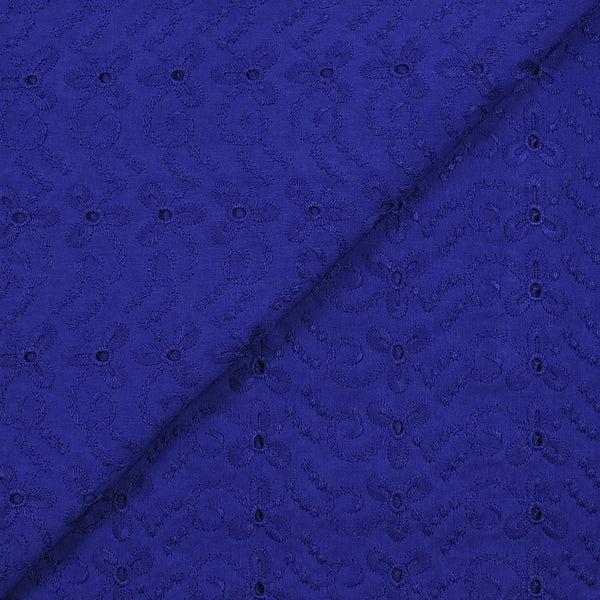 Broderie anglaise Izanagi bleu