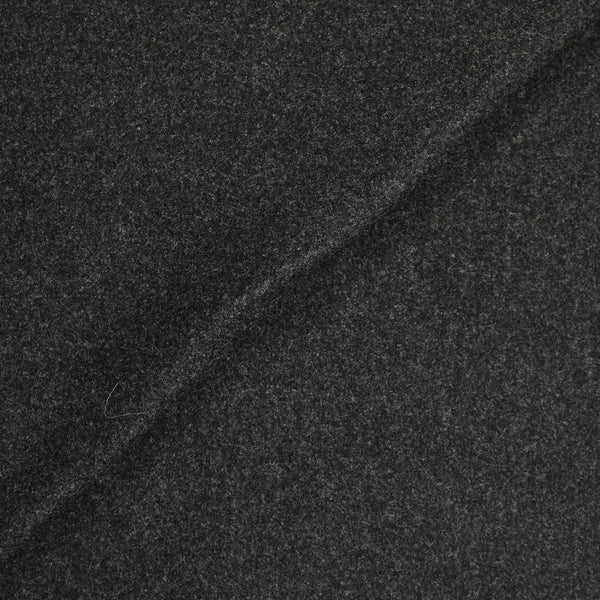 Caban de laine gris anthracite chiné