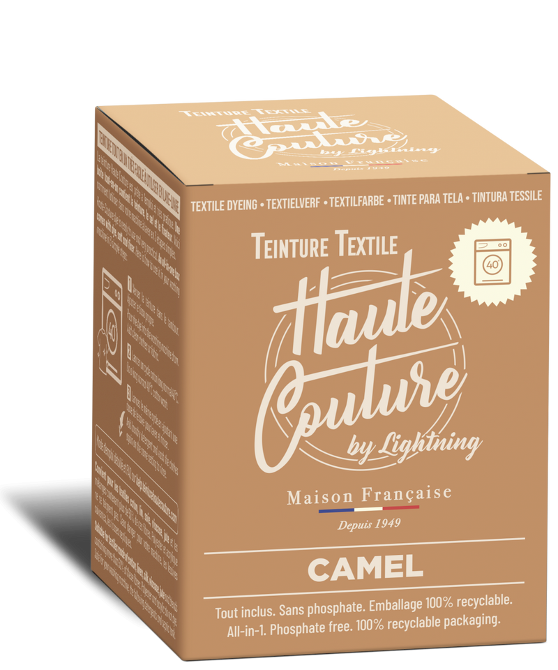 Teinture textile Haute Couture - camel