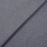Chambray de coton bleu