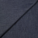 Chambray de coton marine