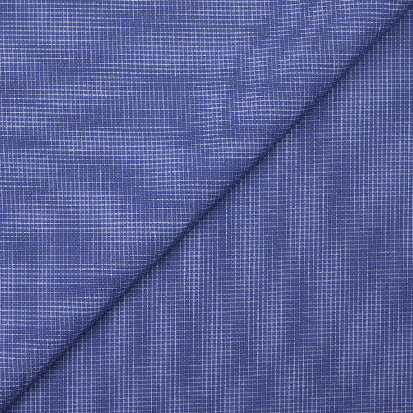 Coton à mini carreaux 2 mm fond bleu lavande