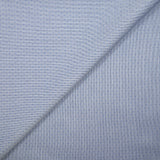 Coton chemise jacquard Loris fond rayé blanc et bleu