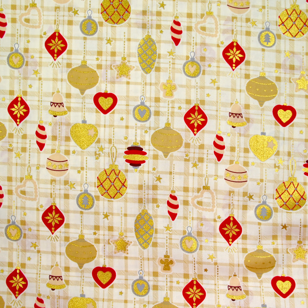 Coupon 45x45 Cm Bleu Motif Joyeux Noel - Création Créasan