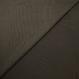 Coton élasthanne mini rayure rouge fond vert gris