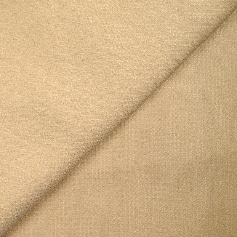 Coton élasthanne relief fantaisie cappuccino