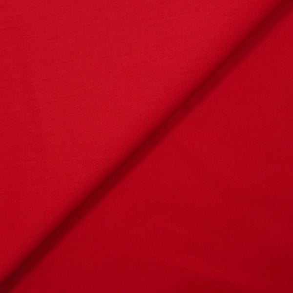 Coton élasthanne rouge