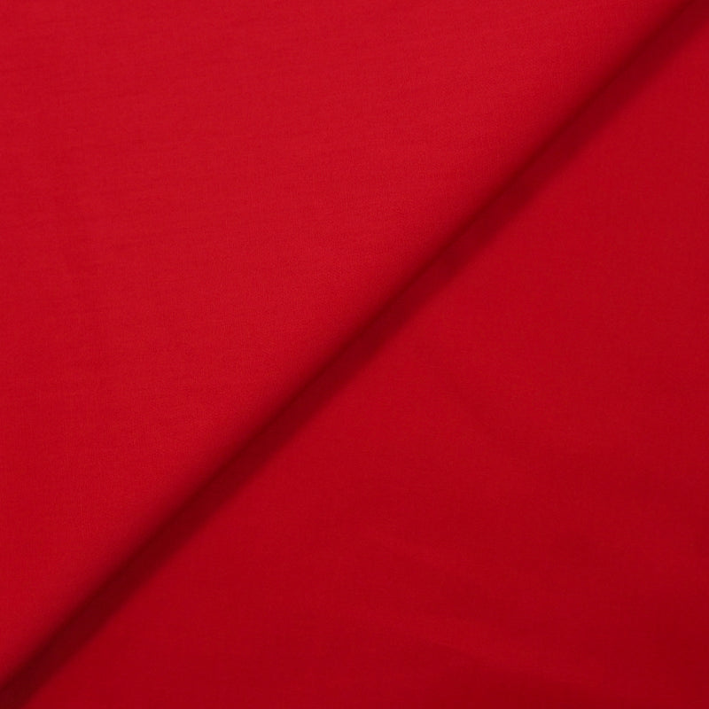 Coton élasthanne rouge
