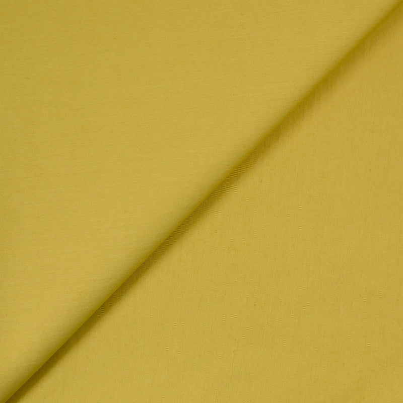 Coton et soie ocre