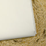 Coton et viscose uni blanc cassé