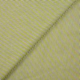 Coton fin tissé-teint Sophie rayé 2mm fond matcha
