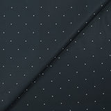 Coton imprimé à mini pois fond bleu nuit