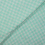 Coton imprimé à carreaux vert