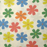 Coton imprimé les fleurs de Ninon fond écru