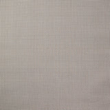 Coton imprimé losange à pois marron et gris fond blanc